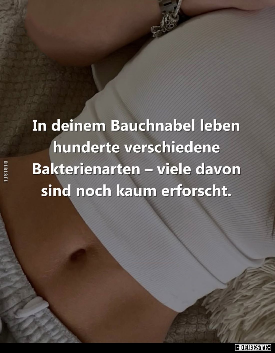 In deinem Bauchnabel leben hunderte verschiedene Bakterienarten - viele davon sind noch kaum erforscht.