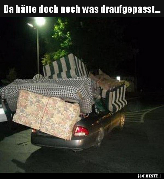 Da hätte doch noch was draufgepasst...