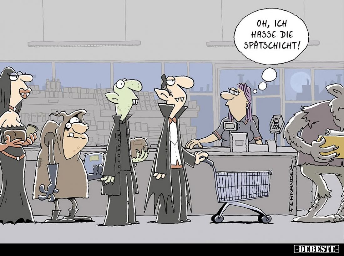 Oh, ich hasse die Spätschicht!