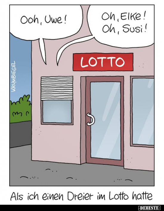 Ooh, Owe! Oh, Elke! Oh, Susi! Als ich einen Dreier im Lotto hatte.. - Lustige Bilder | DEBESTE.de