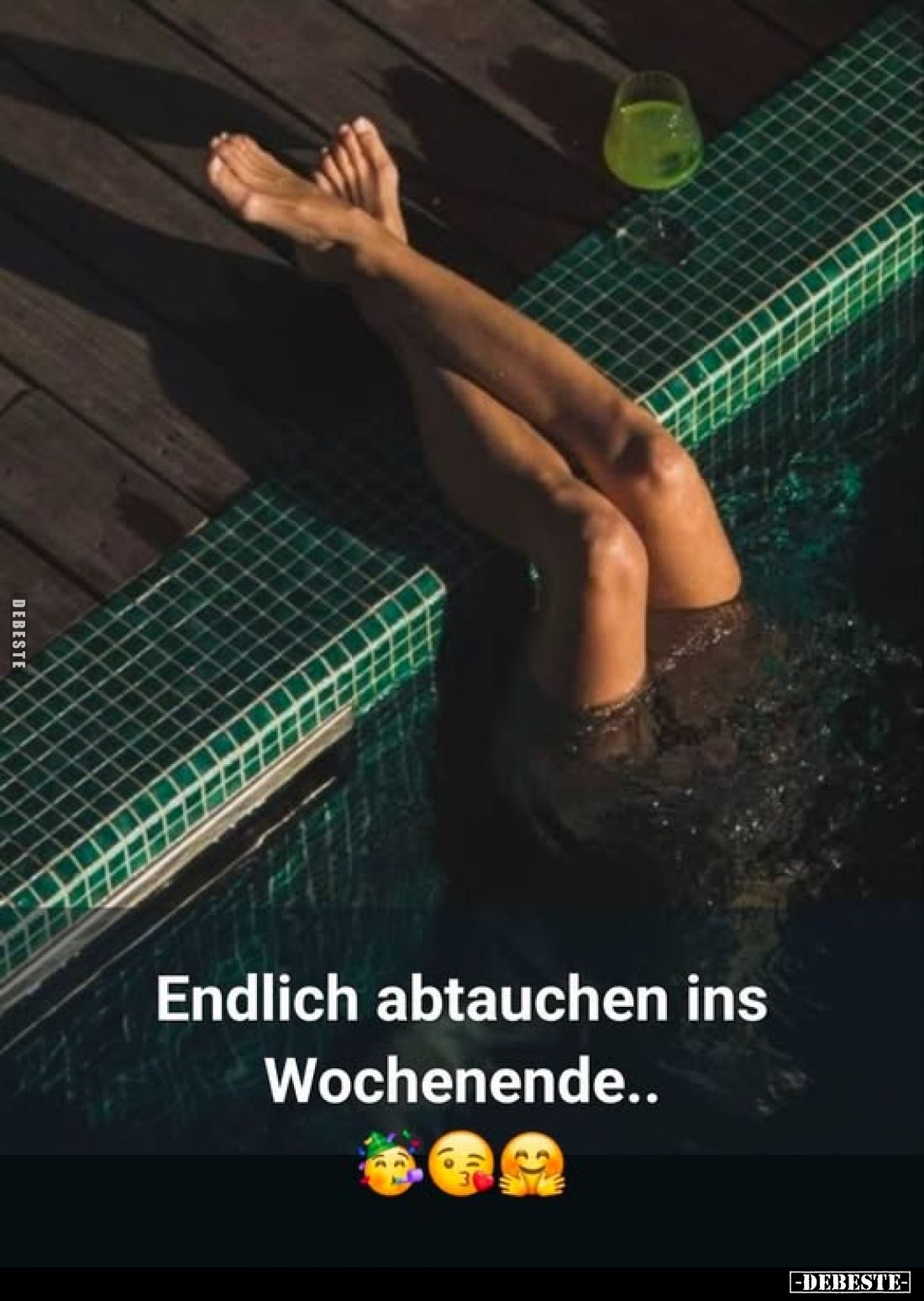 Endlich abtauchen ins Wochenende..