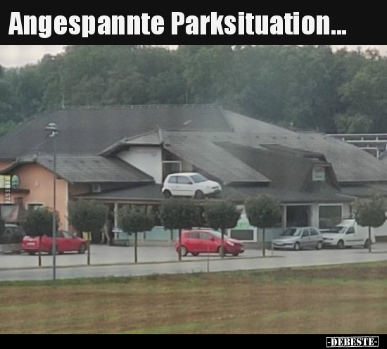 Angespannte Parksituation... - Lustige Bilder | DEBESTE.de
