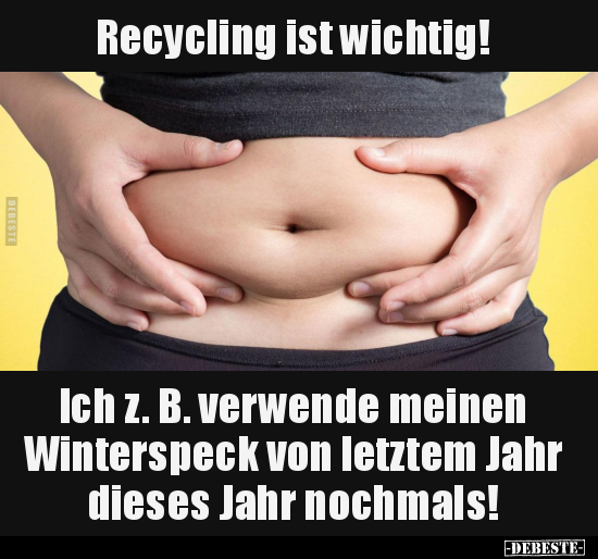 Recycling ist wichtig.. - Lustige Bilder | DEBESTE.de