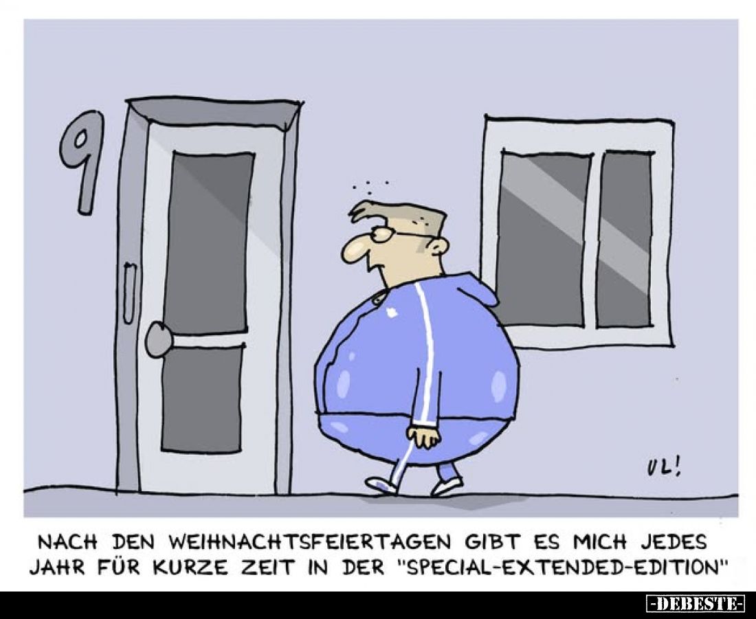 Nach den Weihnachtsfeiertagen gibt es mich jedes Jahr für kurze Zeit in der "Special-Extended-Edition"