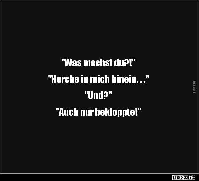 "Was machst du?!".. - Lustige Bilder | DEBESTE.de