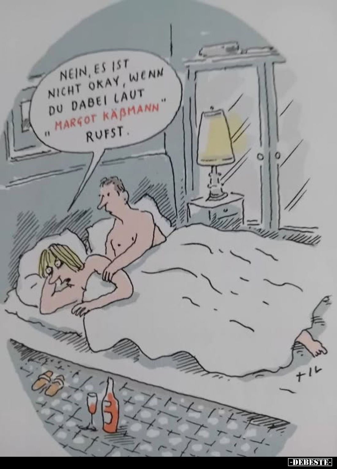 Nein, es ist nicht okay, wenn du dabei laut ,,Margot Käßmann" rufst.