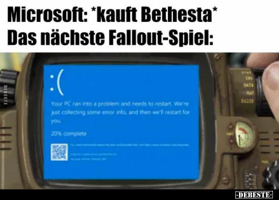 Microsoft: *kauft Bethesta*... Das nächste Fallout-Spiel..