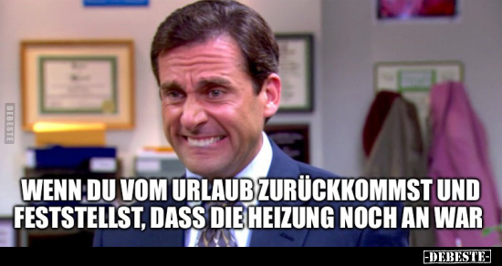 Wenn, Urlaub, Vom Urlaub Zurück, Heizung