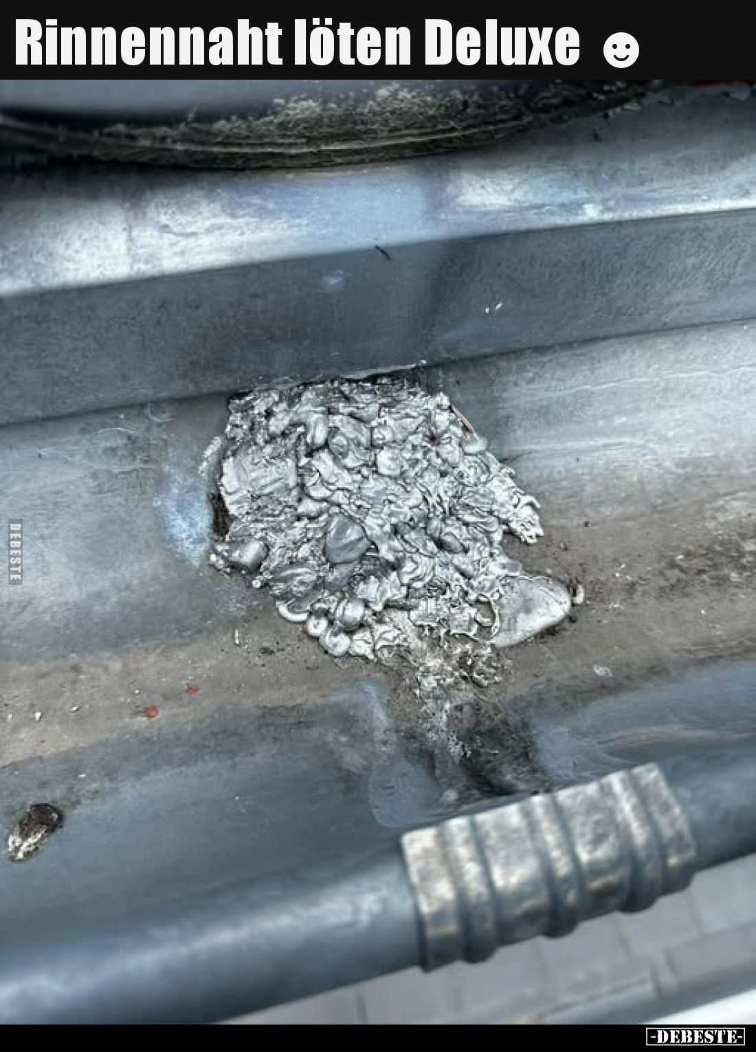 Rinnennaht löten Deluxe.