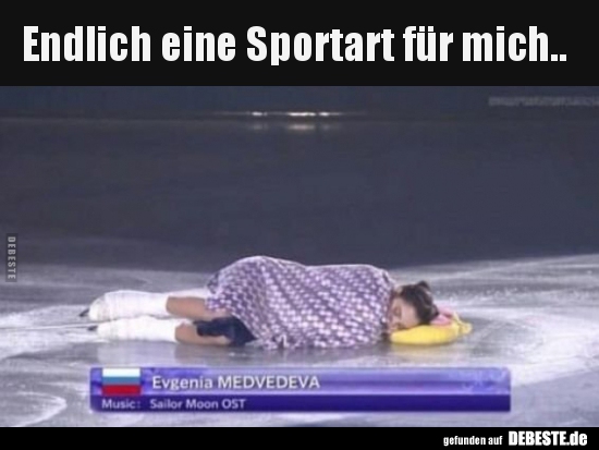 Endlich eine Sportart für mich..