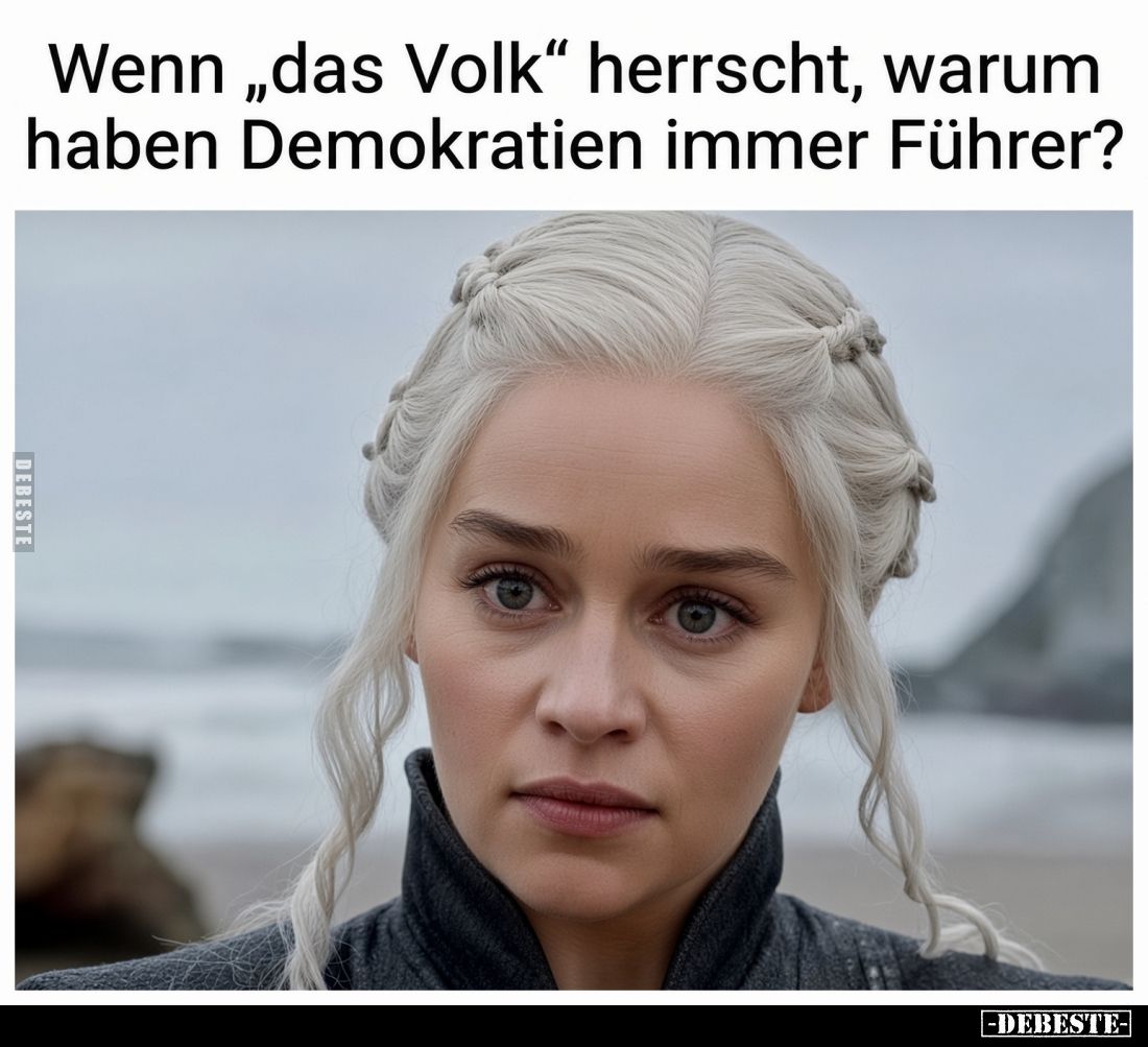 Wenn „das Volk“ herrscht, warum
haben Demokratien immer Führer?