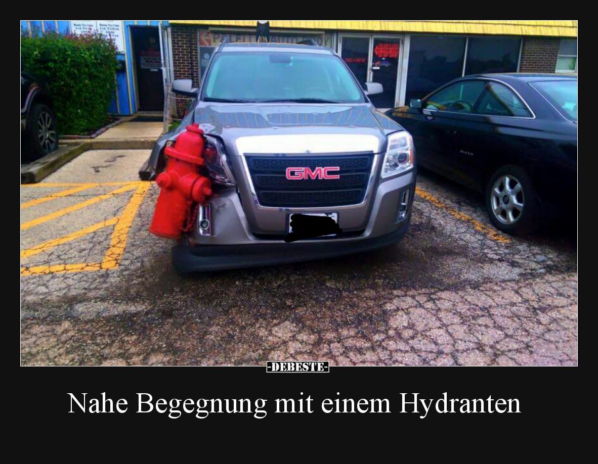 Nahe Begegnung mit einem Hydranten