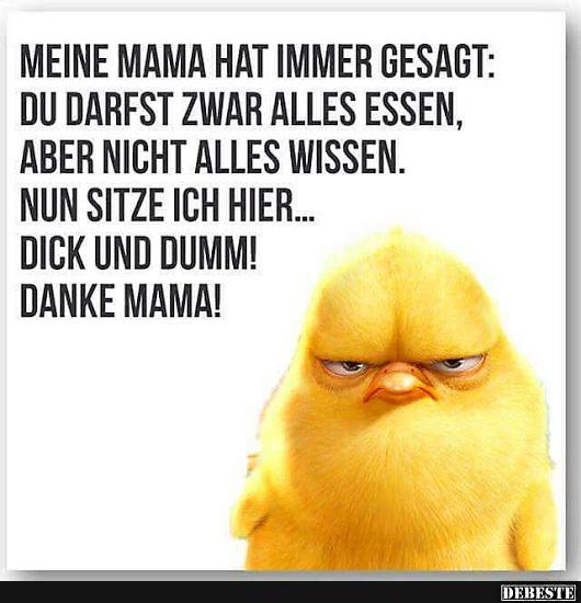 Meine Mama hat immer gesagt.. - Lustige Bilder | DEBESTE.de