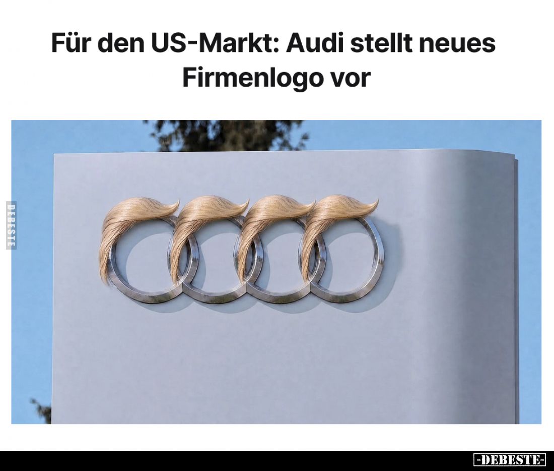 Für den US-Markt: Audi stellt neues
Firmenlogo vor.