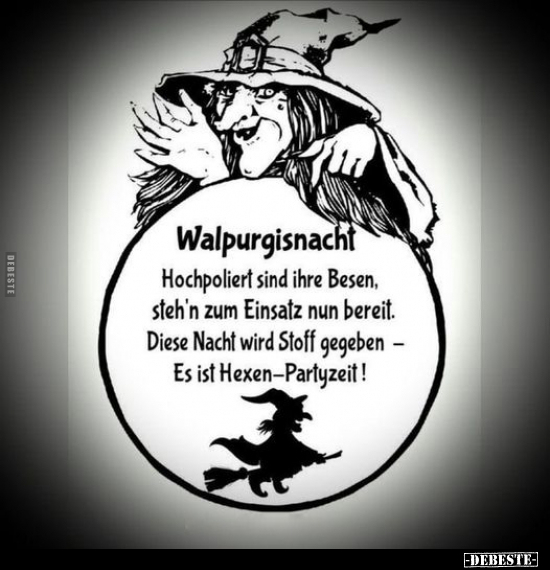 Walpurgisnacht - Hochpoliert sind ihre Besen.. - Lustige Bilder | DEBESTE.de