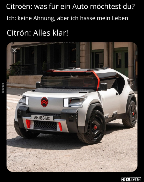 Citroën: was für ein Auto möchtest du?.. - Lustige Bilder | DEBESTE.de