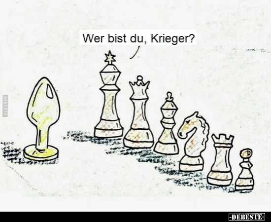 Wer bist du, Krieger?.. - Lustige Bilder | DEBESTE.de