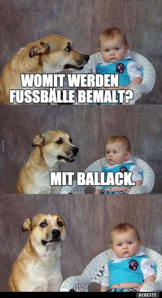 Womit werden Fussbälle bemalt?..