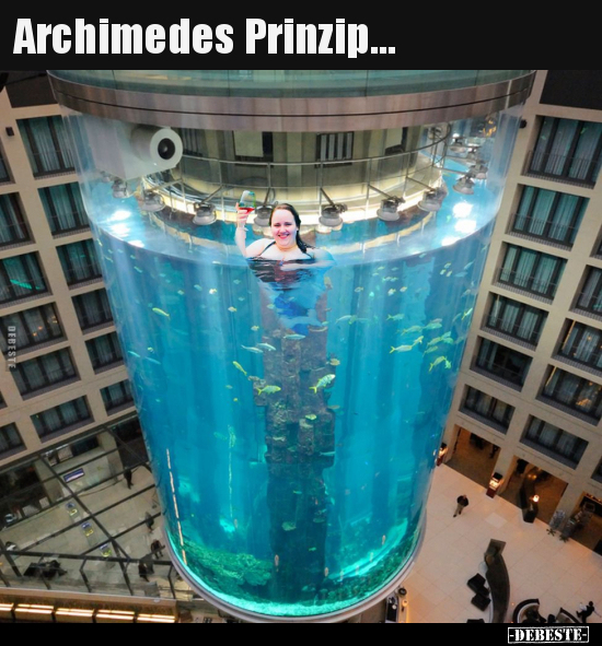 Archimedes Prinzip... - Lustige Bilder | DEBESTE.de