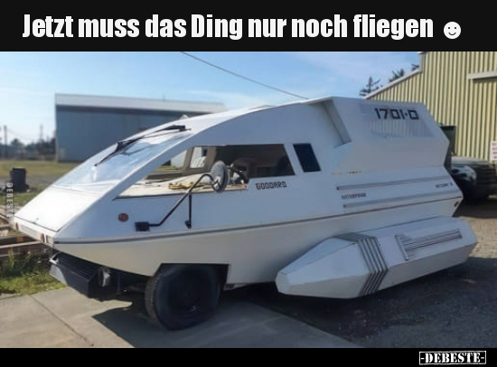 Jetzt muss das Ding nur noch fliegen.. - Lustige Bilder | DEBESTE.de