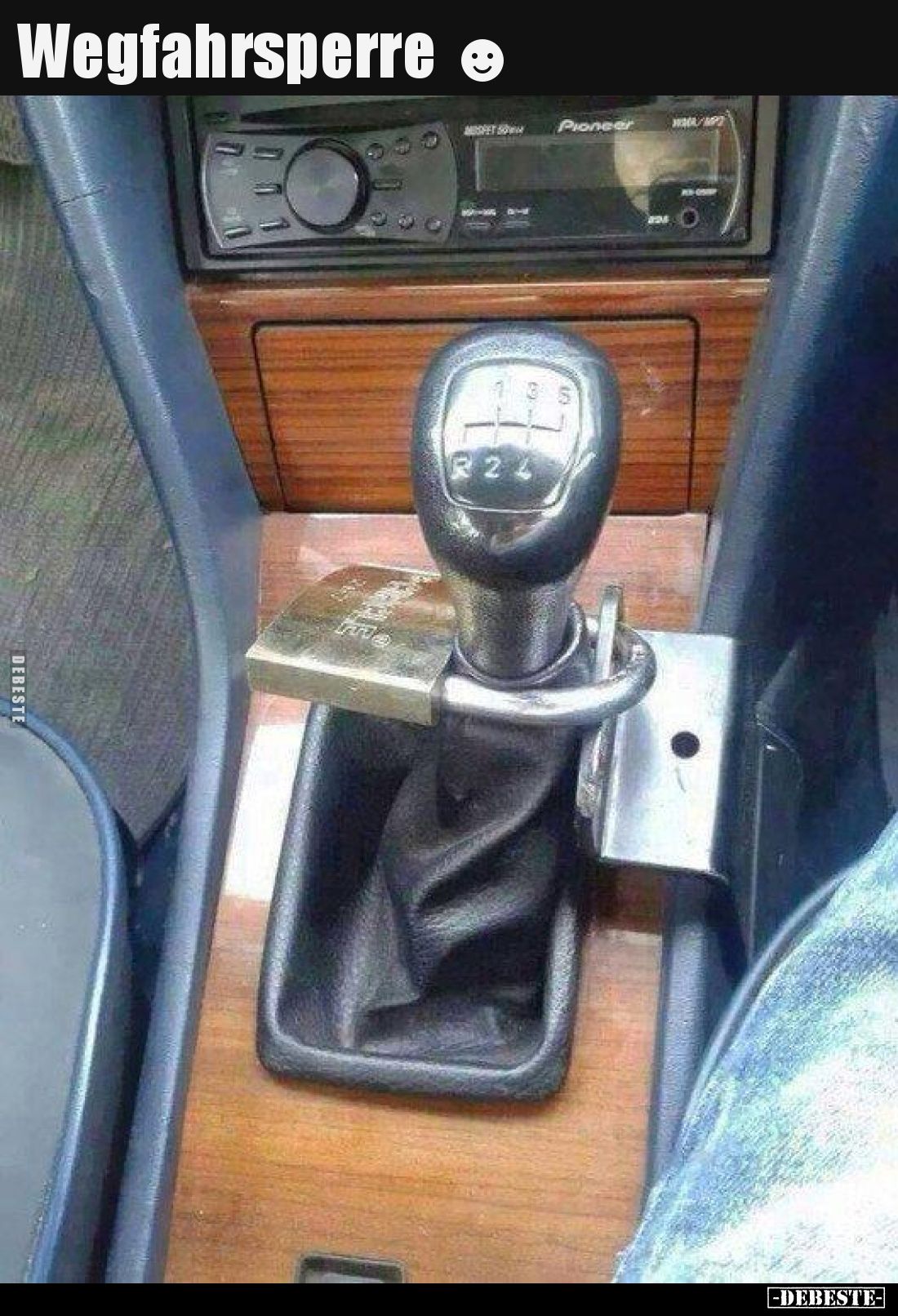 Wegfahrsperre.