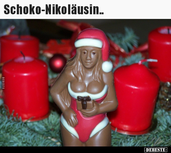 Schoko-Nikoläusin..