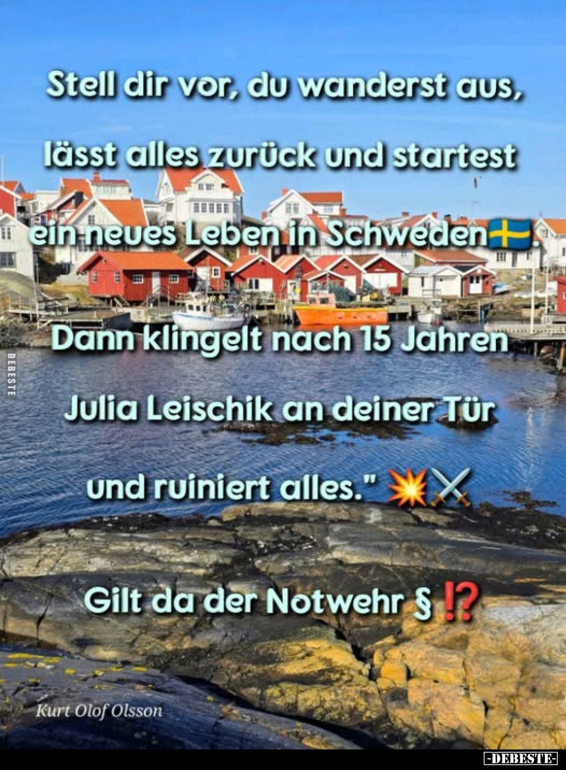 Stell dir vor, du wanderst aus, lässt alles zurück und startest ein neues Leben in Schweden.
Dann klingelt nach 15 Jahren Ju...