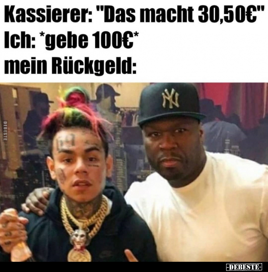 Kassierer: "Das macht 30,50€".. - Lustige Bilder | DEBESTE.de