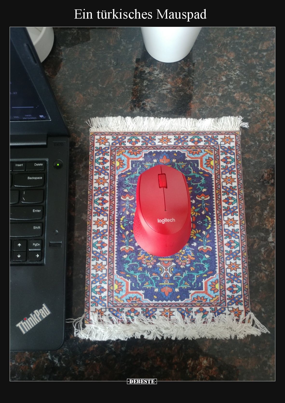 Ein türkisches Mauspad
