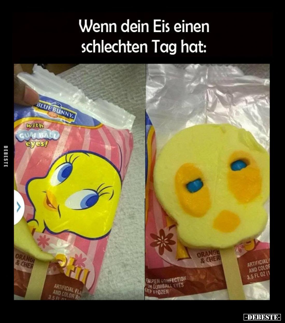 Wenn dein Eis einen schlechten Tag hat: