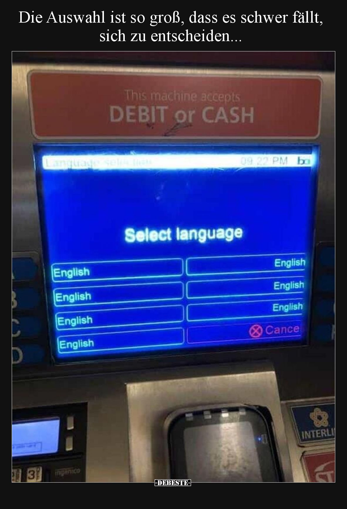 Die Auswahl ist so groß, dass es schwer fällt, sich zu entscheiden.