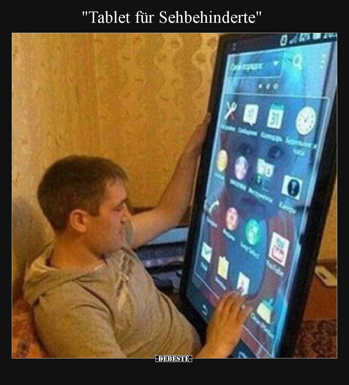 Tablet für Sehbehinderte