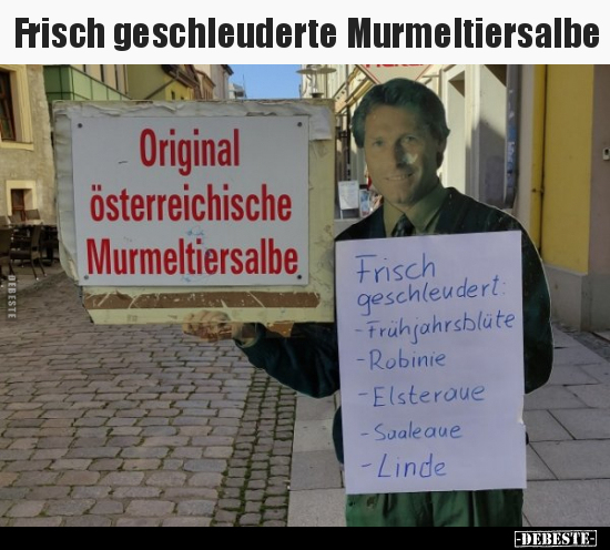 Frisch geschleuderte Murmeltiersalbe.. - Lustige Bilder | DEBESTE.de