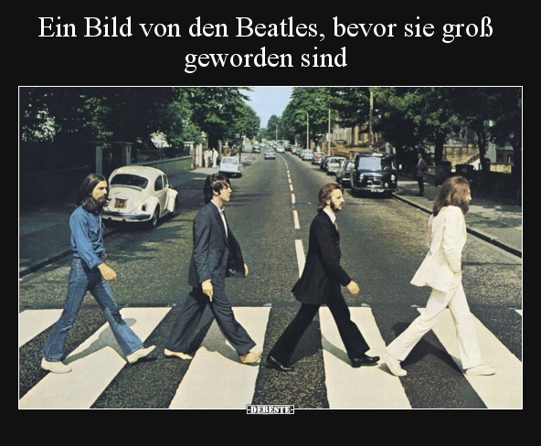 Ein Bild von den Beatles, bevor sie groß geworden sind.. - Lustige Bilder | DEBESTE.de