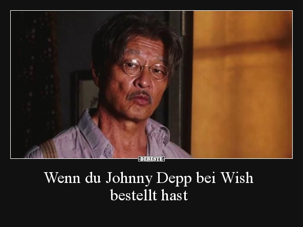 Wenn du Johnny Depp bei Wish bestellt hast.. - Lustige Bilder | DEBESTE.de