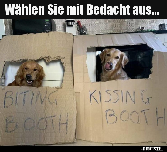 Wählen Sie mit Bedacht aus...