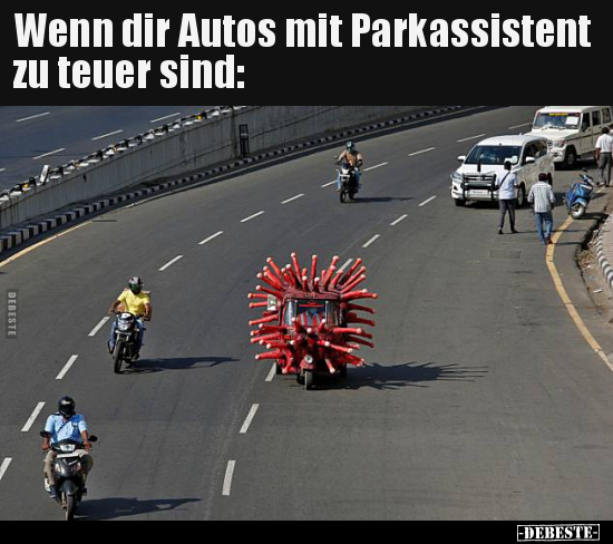 Wenn dir Autos mit Parkassistent zu teuer sind.. - Lustige Bilder | DEBESTE.de