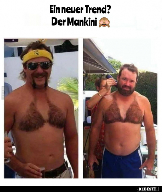 Ein neuer Trend? - Der Mankini... - Lustige Bilder | DEBESTE.de