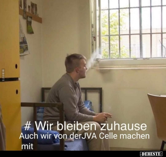 Wir bleiben zuhause..