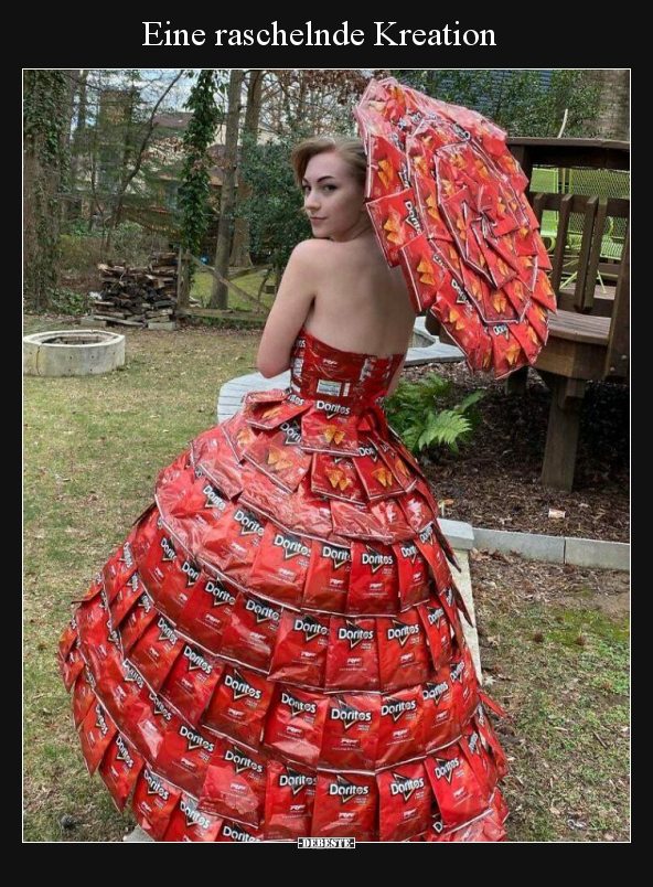 Eine raschelnde Kreation