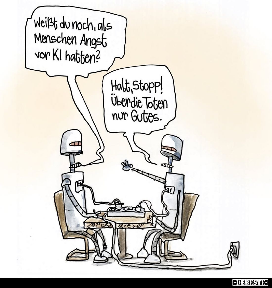 Weißt du noch, als Menschen Angst vor KI hatten?
-
Halt, Stopp! Über die Toten nur Gutes.