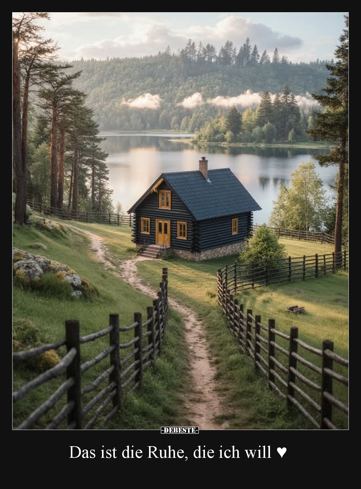 Das ist die Ruhe, die ich will.