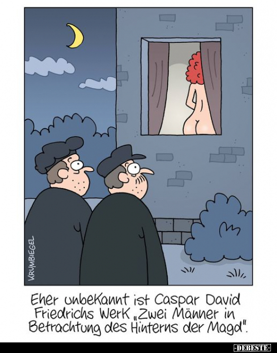 Eher unbekannt ist Caspar David Friedrichs Werk.. - Lustige Bilder | DEBESTE.de