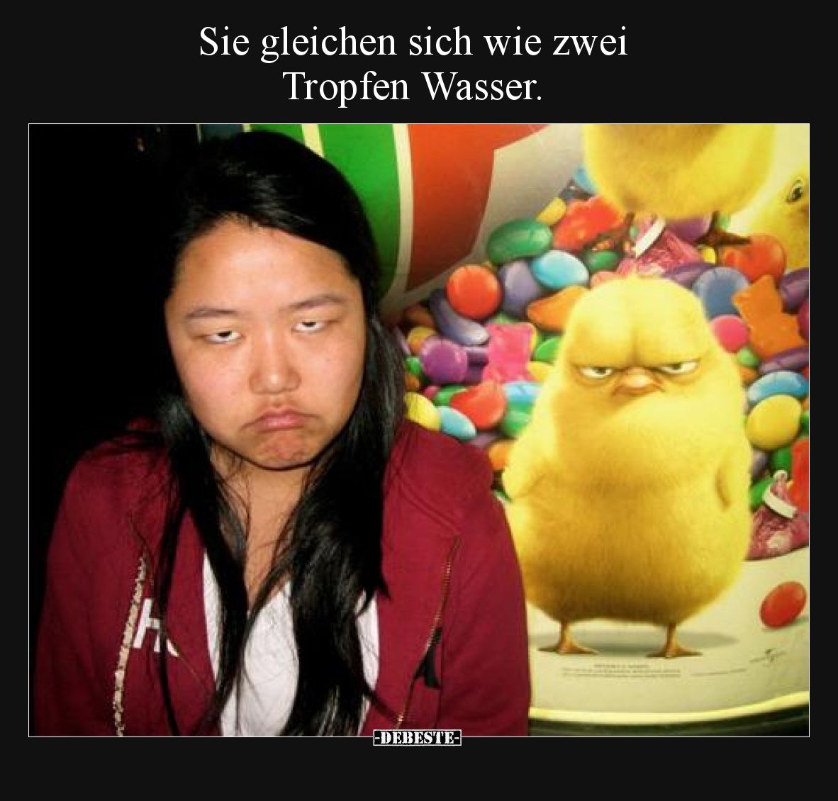 Sie gleichen sich wie zwei Tropfen Wasser