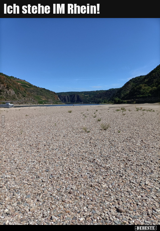 Ich stehe IM Rhein!.. - Lustige Bilder | DEBESTE.de