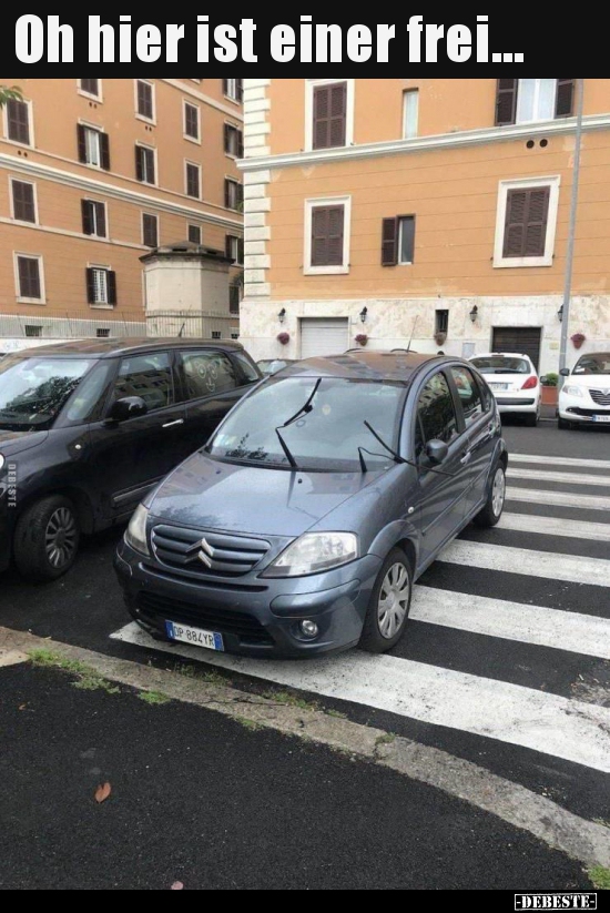 Oh hier ist einer frei...