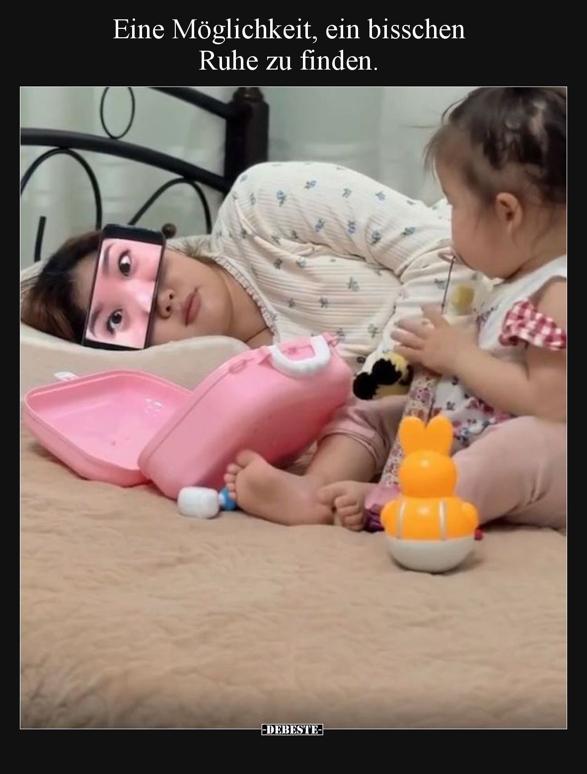 Eine Möglichkeit, ein bisschen Ruhe zu finden.