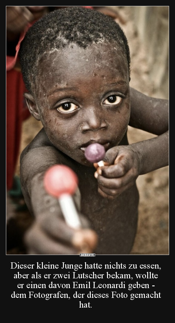 Dieser kleine Junge hatte nichts zu essen, aber als er.. - Lustige Bilder | DEBESTE.de