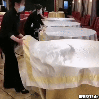 So deckt man einen Tisch..