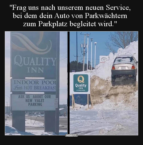 "Frag uns nach unserem neuen Service, bei dem dein Auto.." - Lustige Bilder | DEBESTE.de